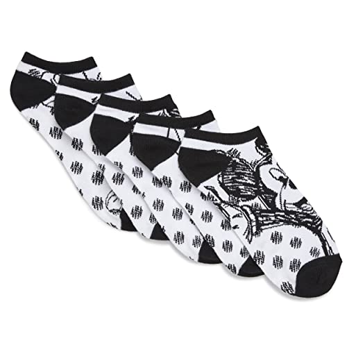 Disney womens Minnie Mouse 5 Pack No Show Socks