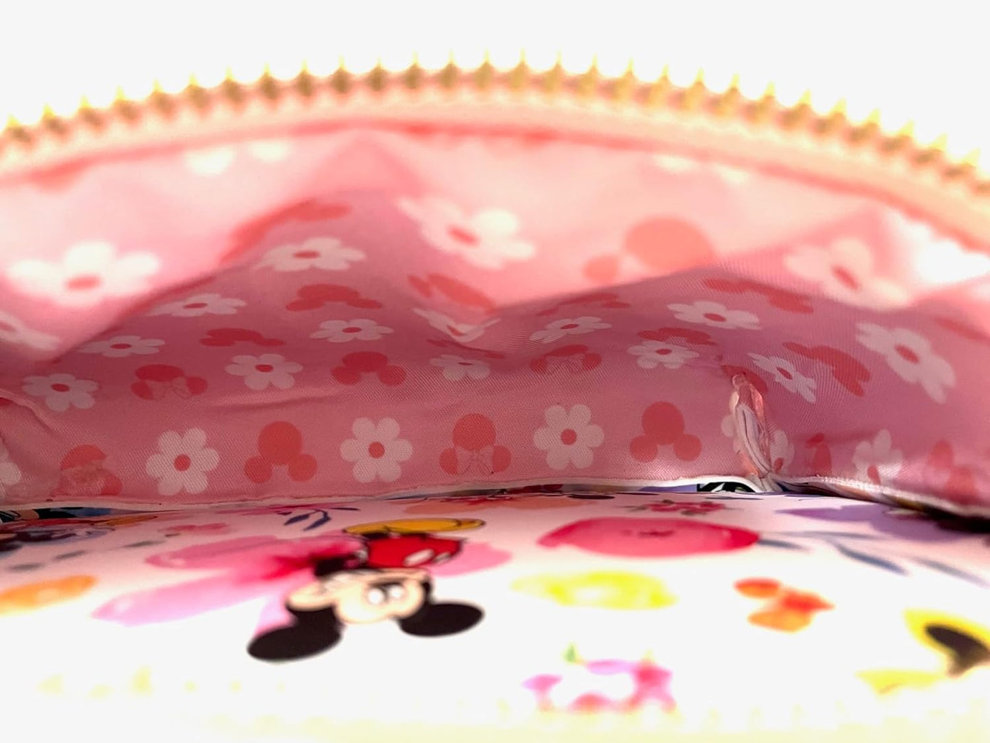 Loungefly Disney Mickey Minnie Mouse Mini Backpack Handbag AOP Floral