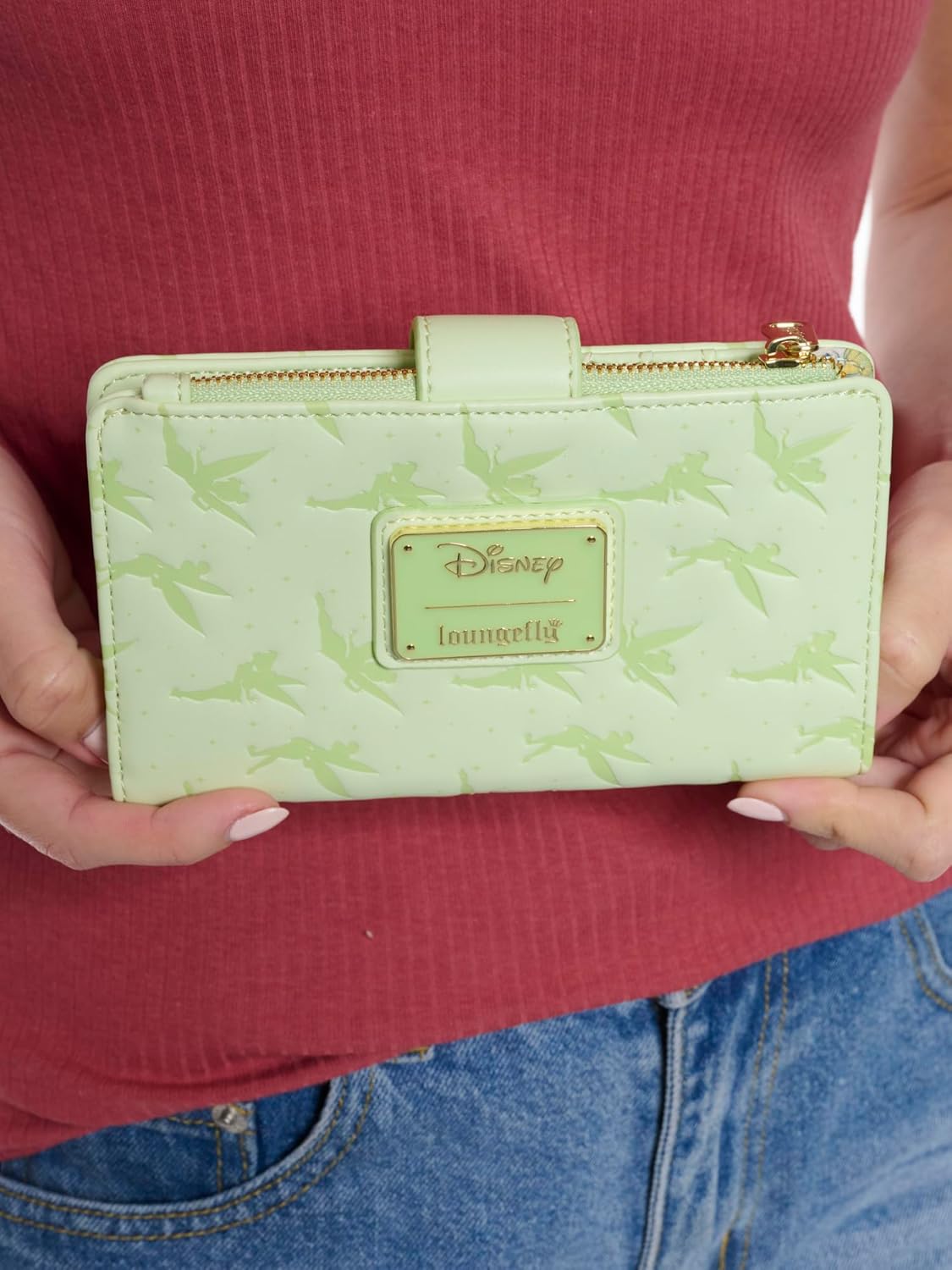 Loungefly Disney Tinker Bell Wallet Snap Flap Clutch
