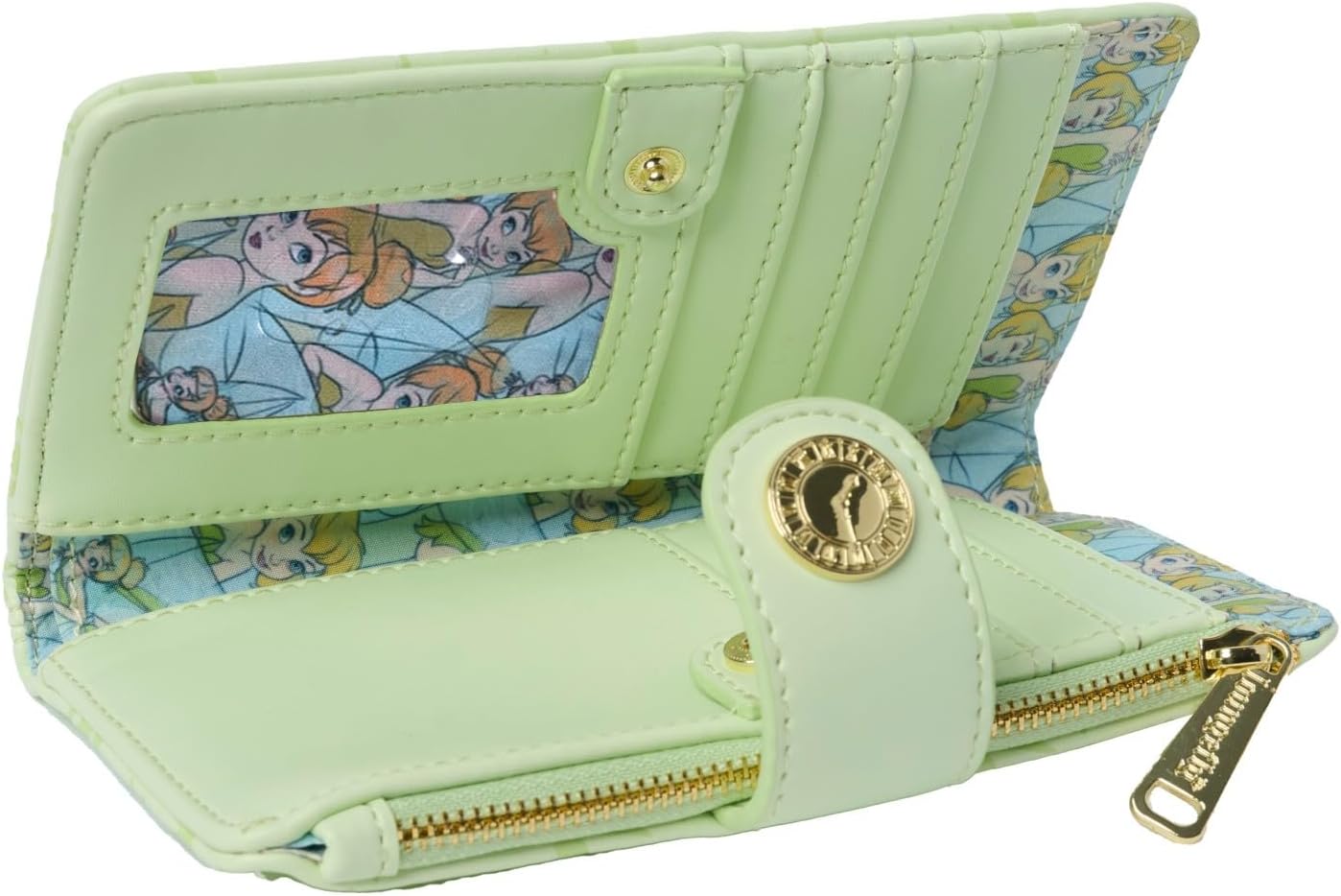 Loungefly Disney Tinker Bell Wallet Snap Flap Clutch