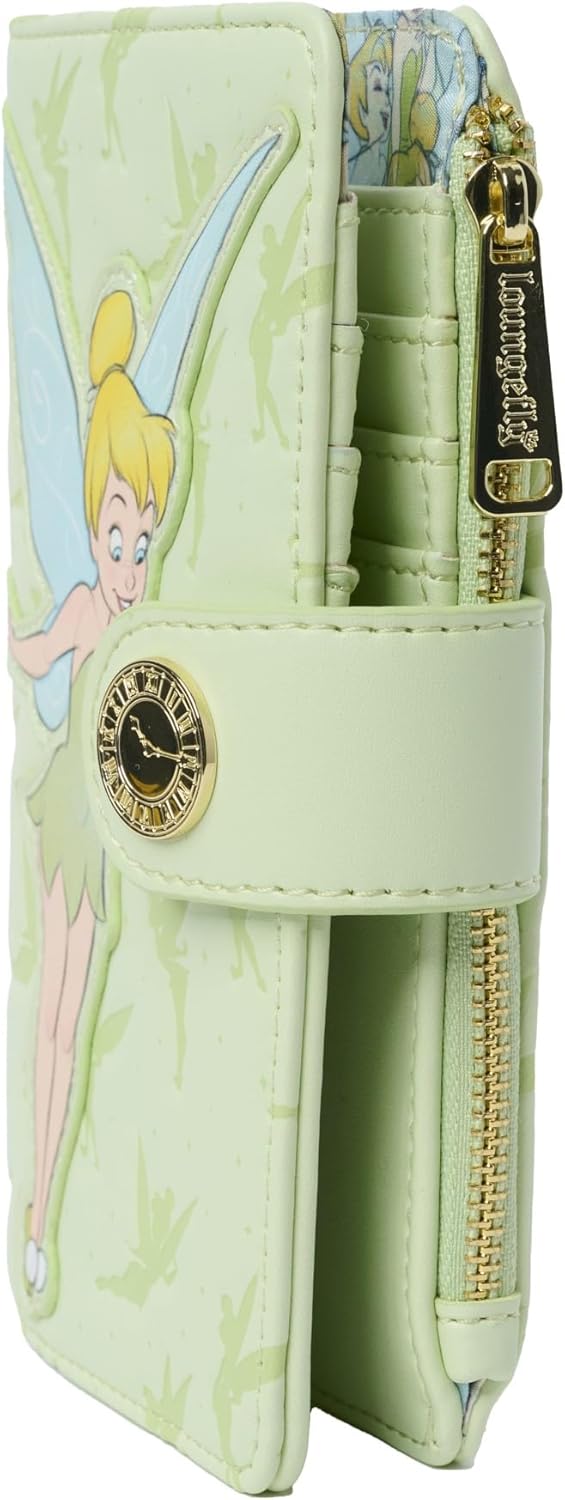 Loungefly Disney Tinker Bell Wallet Snap Flap Clutch