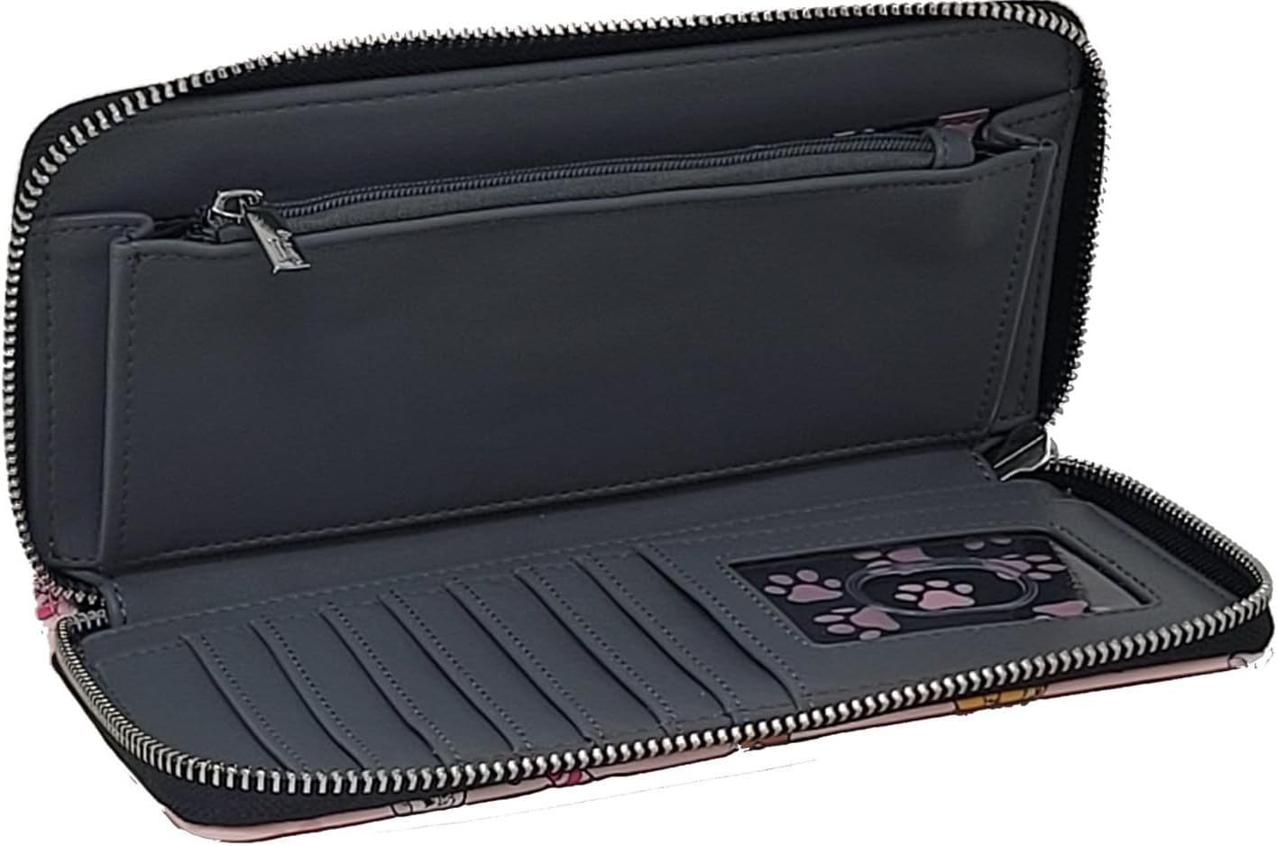 Loungefly Disney Cats Wallet Zip Around Clutch Faux Leather