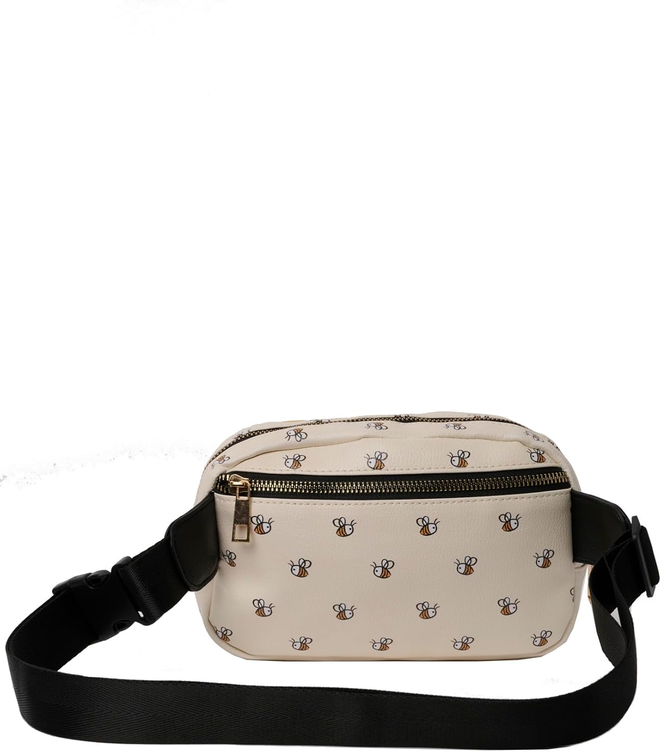 Womens Disney Belt Bag Crossbody Fanny Pack Waist Bag (Pooh White)