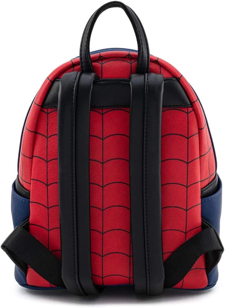 Loungefly Marvel Spider Man Classic Cosplay Womens Double Strap Shoulder Bag Backpack