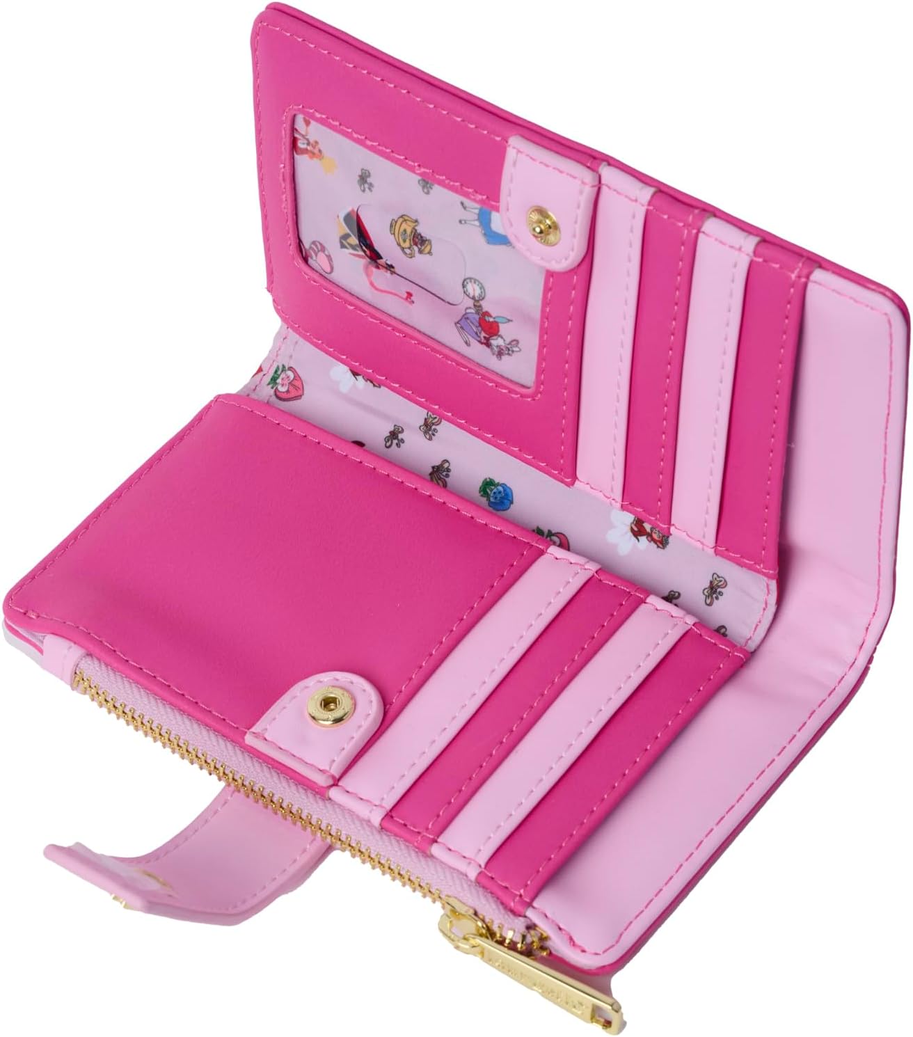 Loungefly Disney Cheshire Cat Wallet Alice in Wonderland Snap Flap Wallet