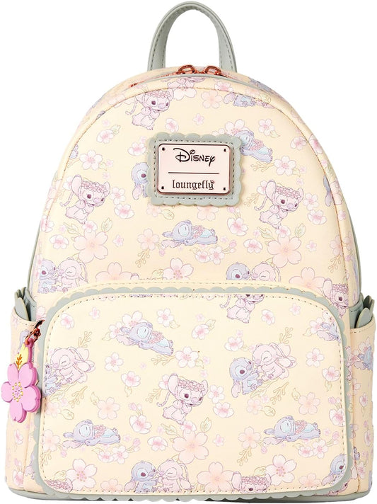 Loungefly Disney Cute Stitch Cherry Blossom Mini Backpack