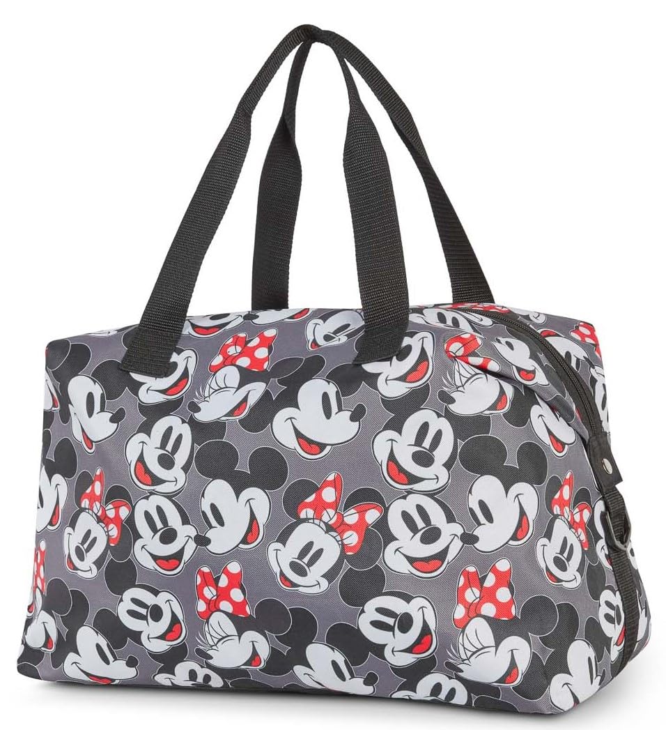Disney Tote Duffel Bag Mickey Mouse Friends All Over Print Weekender Travel