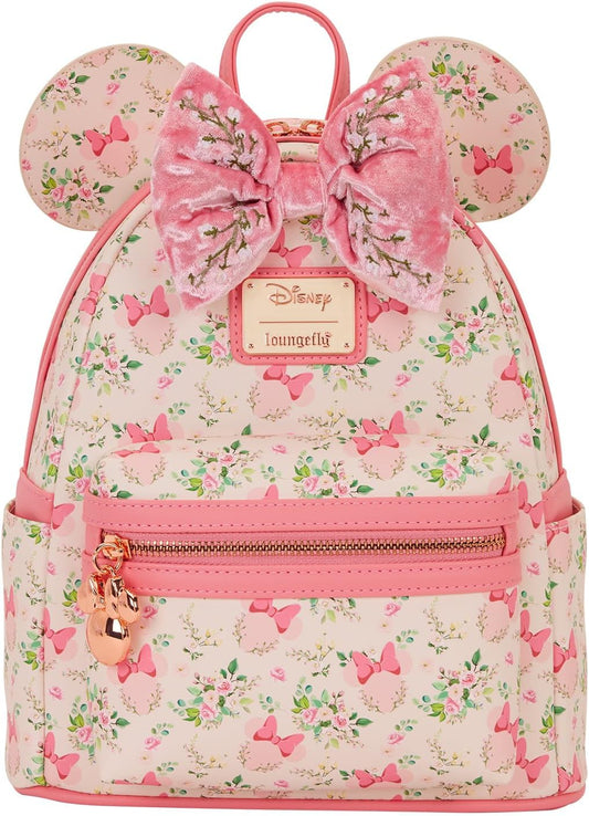 Loungefly Minnie Mouse Floral Mini Backpack