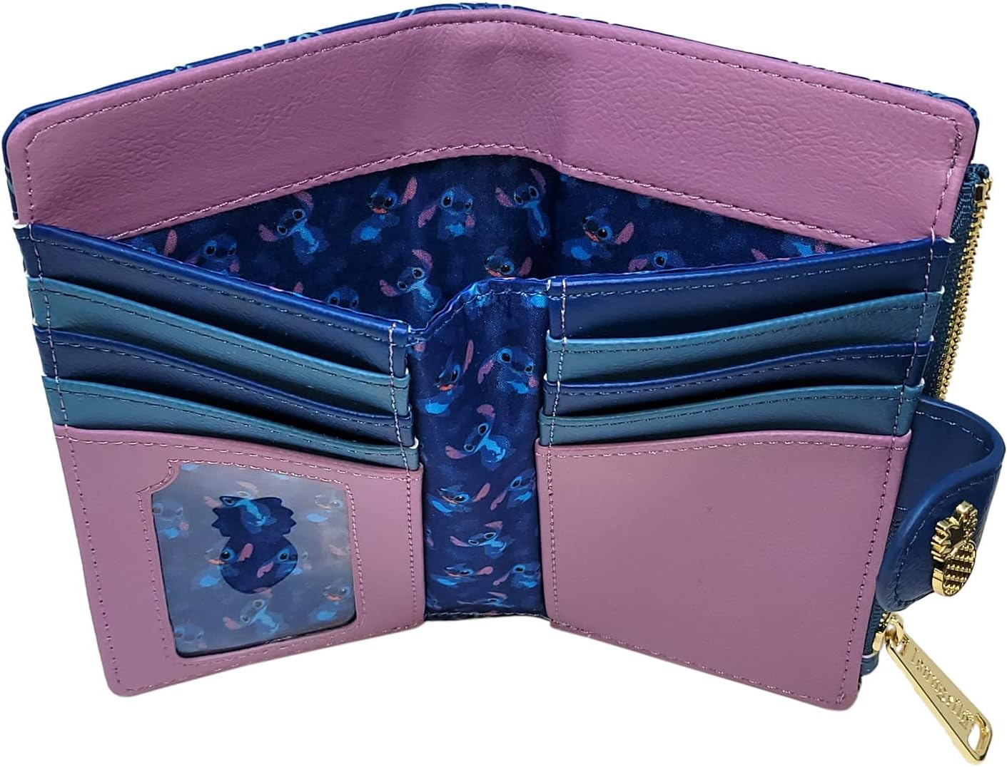 Loungefly Disney Stitch Wallet Snap Flap Clutch