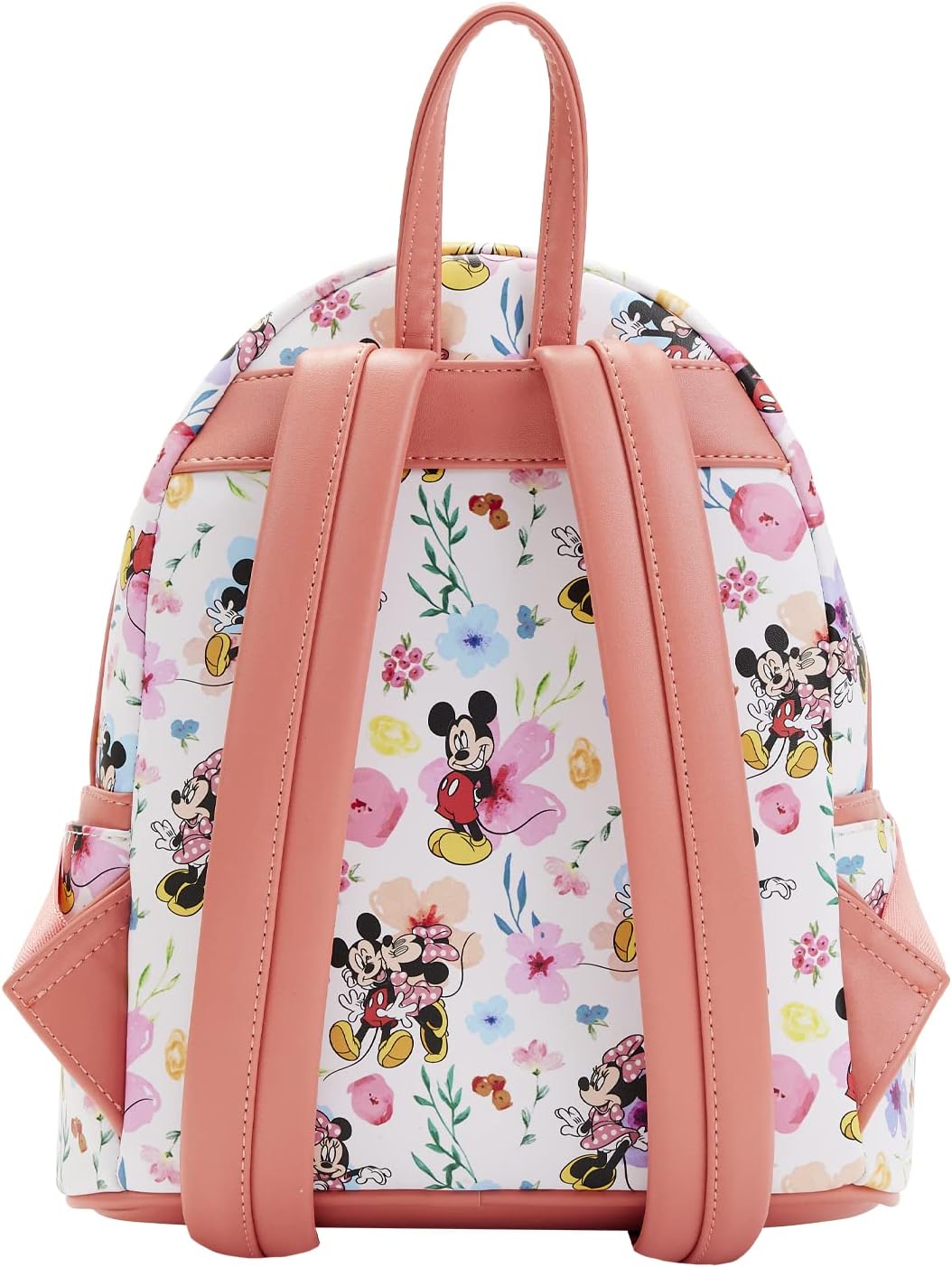 Loungefly Disney Mickey Minnie Mouse Mini Backpack Handbag AOP Floral