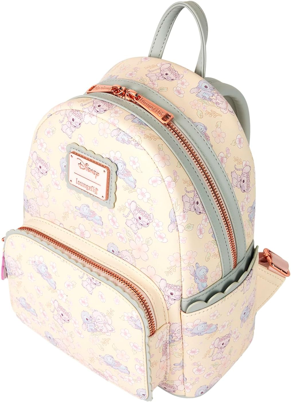 Loungefly Disney Cute Stitch Cherry Blossom Mini Backpack