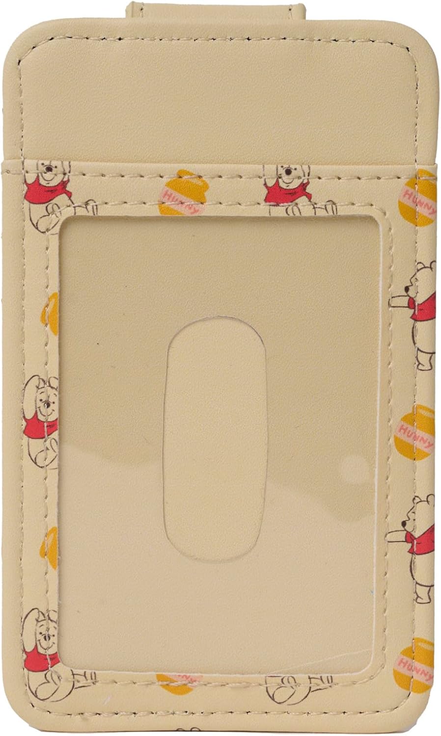 Disney Card Holder Wallet Slim Compact (Winnie the Pooh Yellow)
