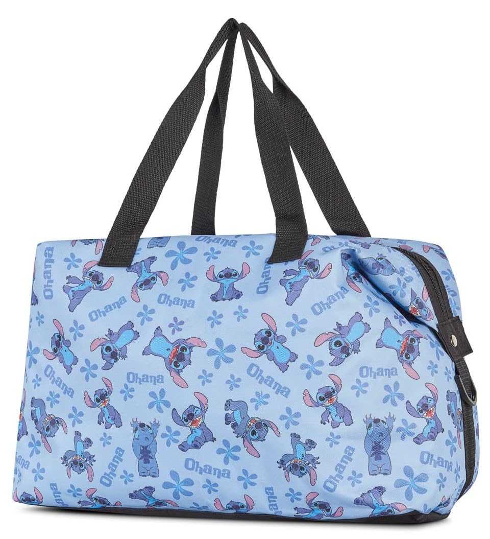Disney Tote Duffel Bag Mickey Mouse Friends All Over Print Weekender Travel