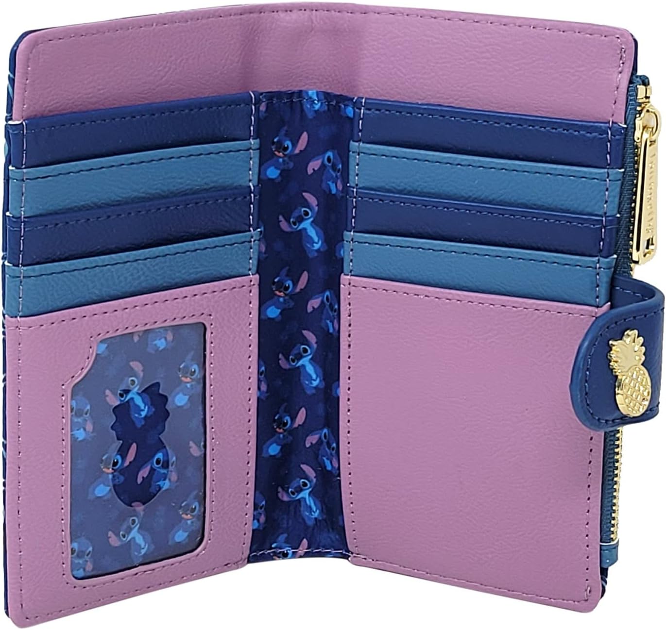 Loungefly Disney Stitch Wallet Snap Flap Clutch
