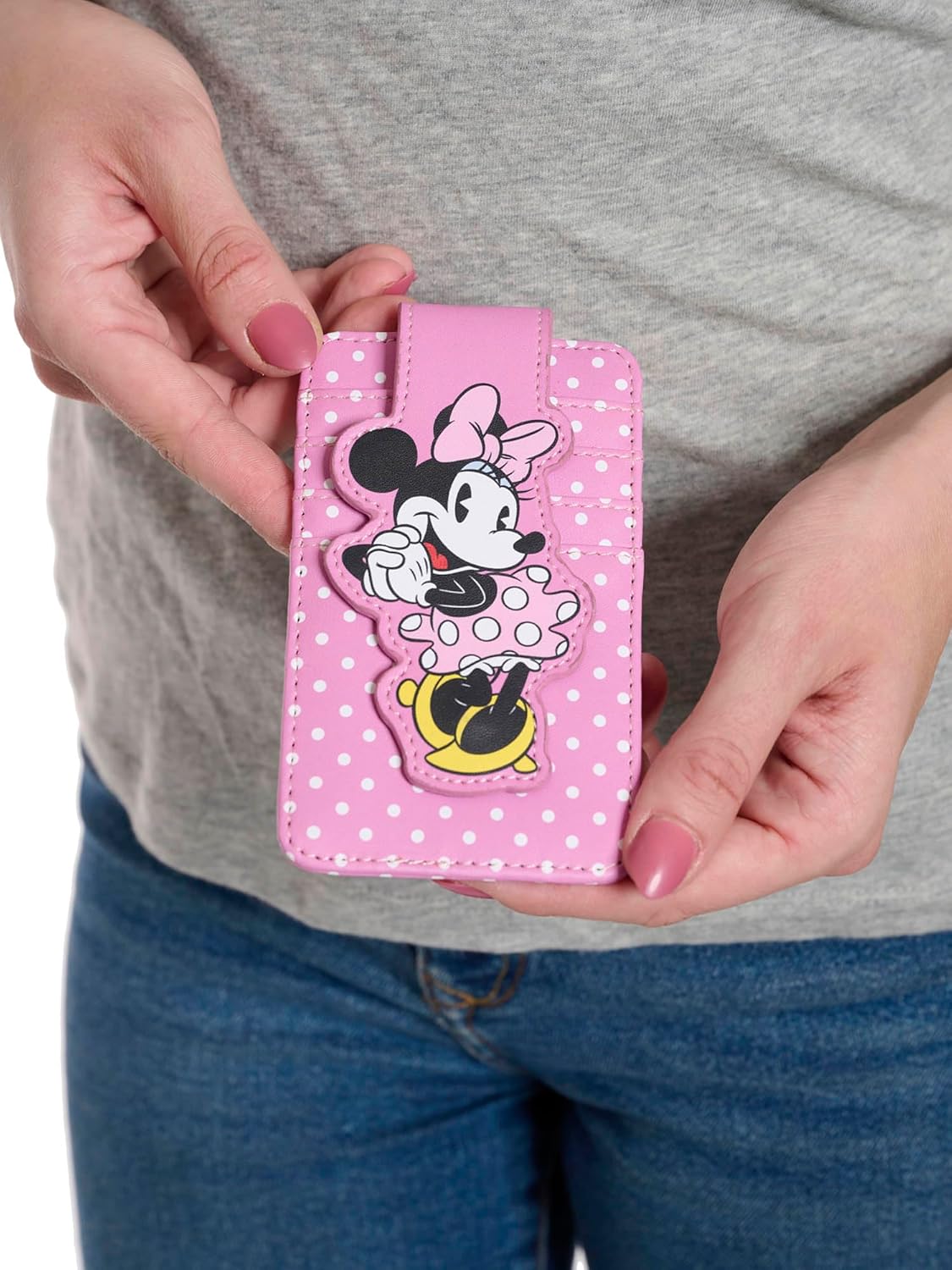 Disney Card Holder Wallet Slim Compact (Winnie the Pooh Yellow)