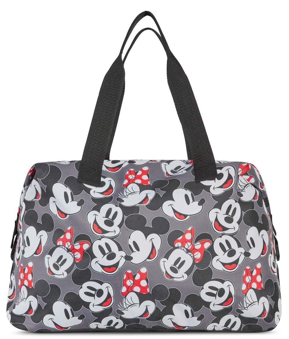 Disney Tote Duffel Bag Mickey Mouse Friends All Over Print Weekender Travel