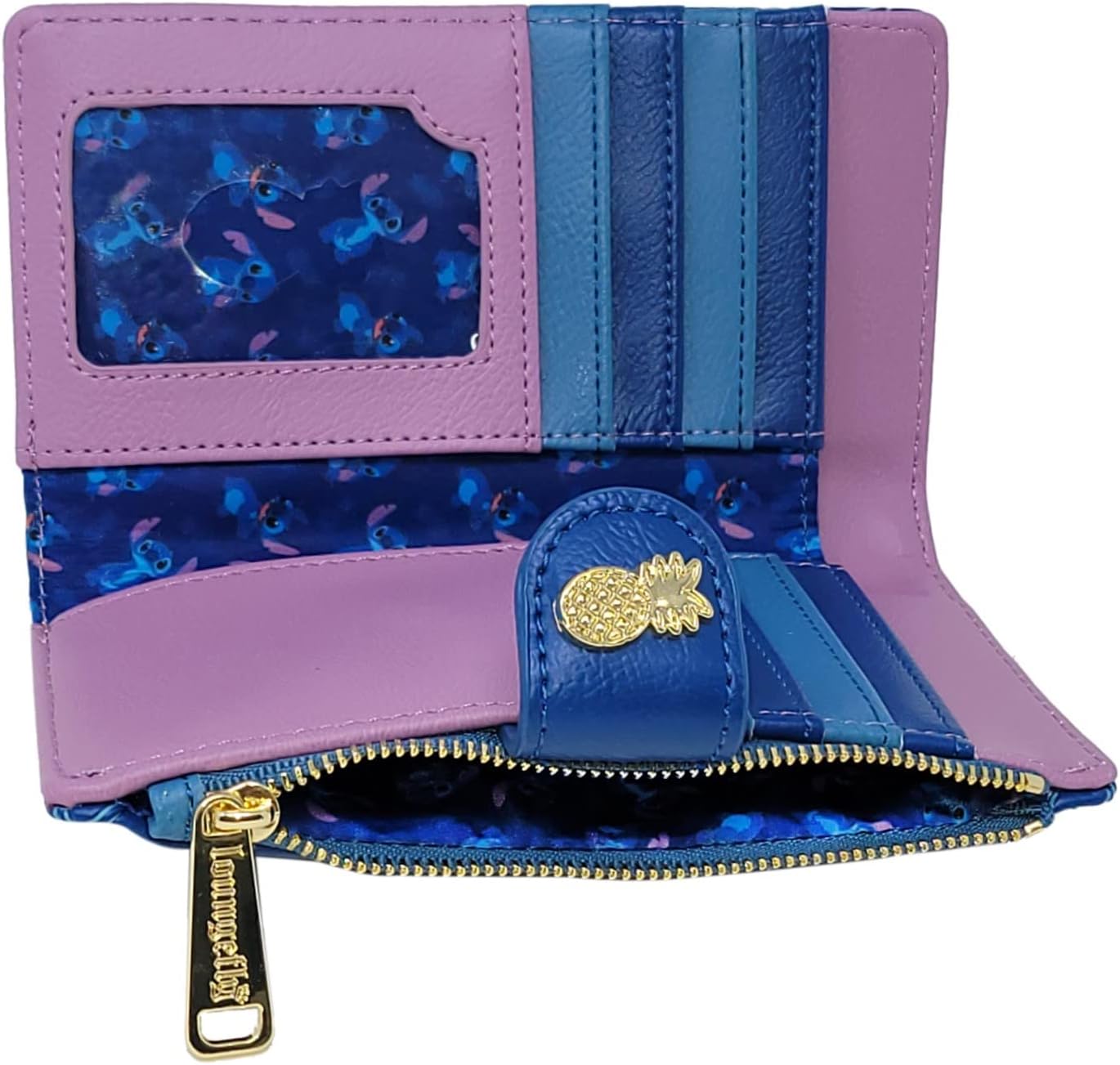 Loungefly Disney Stitch Wallet Snap Flap Clutch