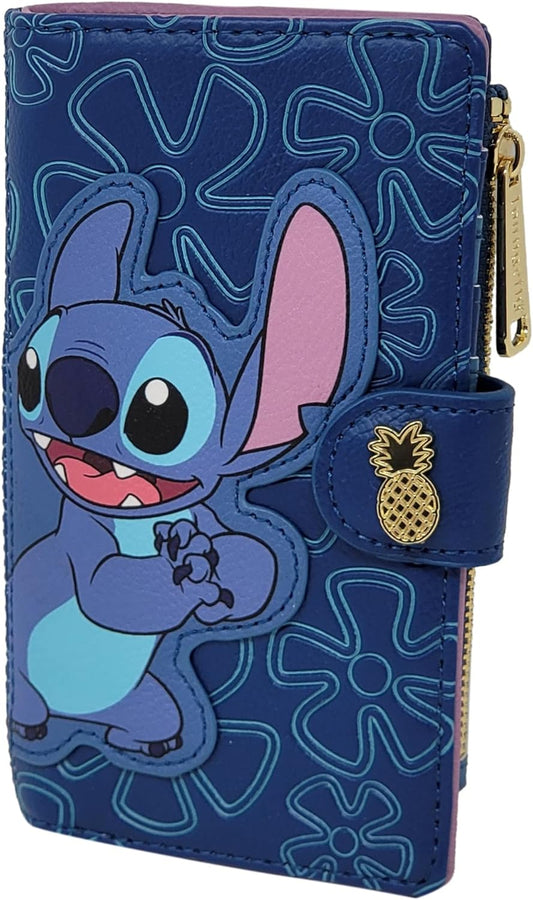 Loungefly Disney Stitch Wallet Snap Flap Clutch