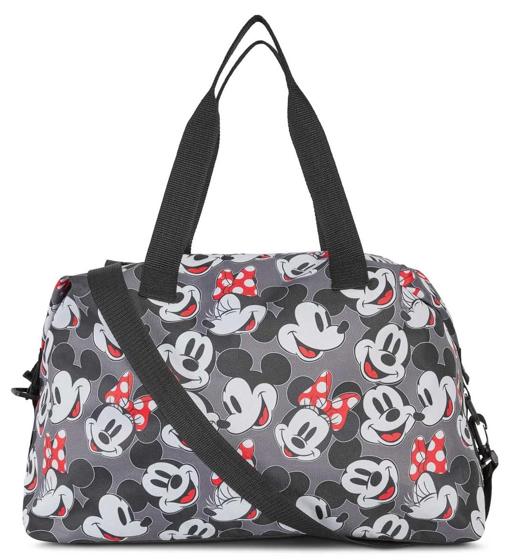 Disney Tote Duffel Bag Mickey Mouse Friends All Over Print Weekender Travel