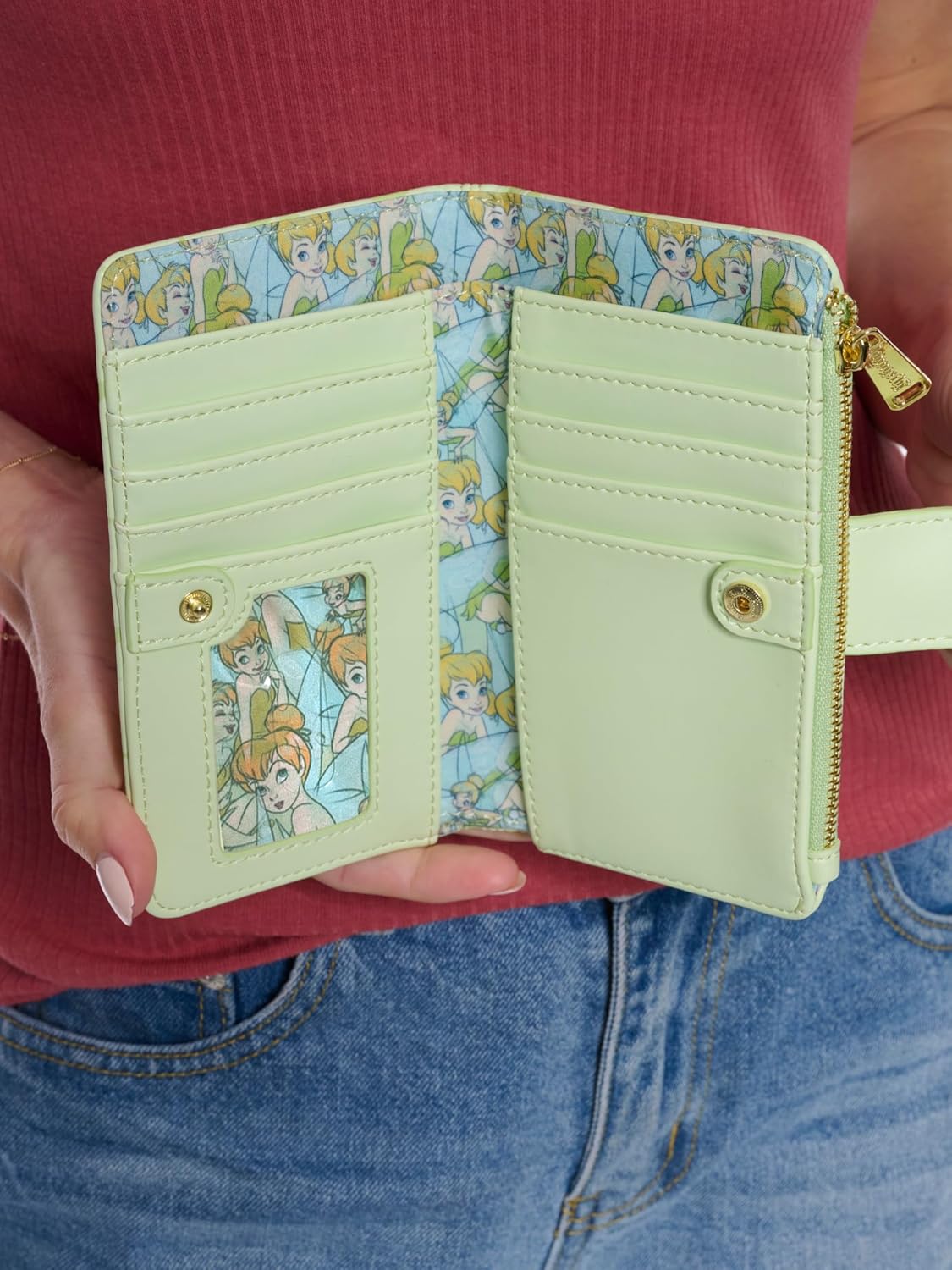 Loungefly Disney Tinker Bell Wallet Snap Flap Clutch