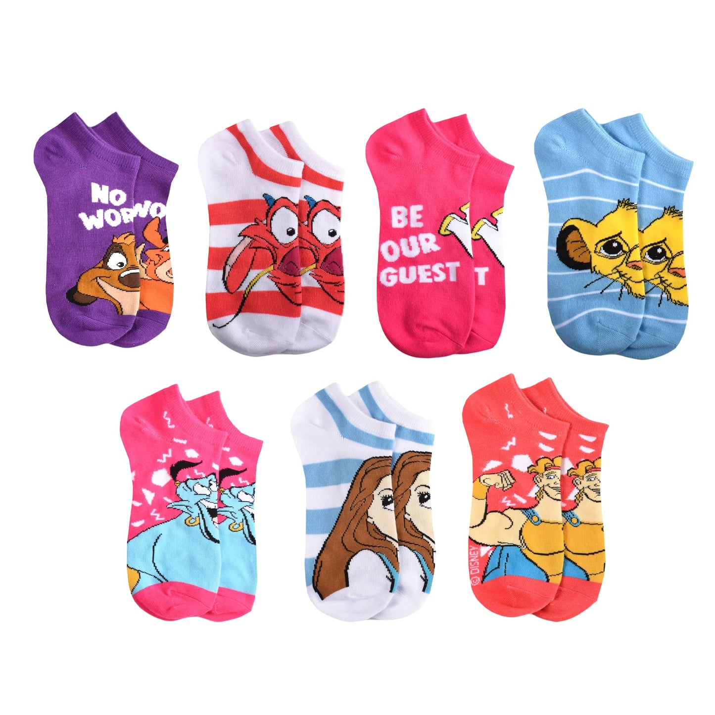Disney womens No Show Socks