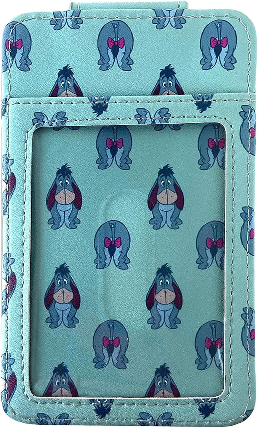 Disney Card Holder Wallet Slim Compact (Winnie the Pooh Yellow)