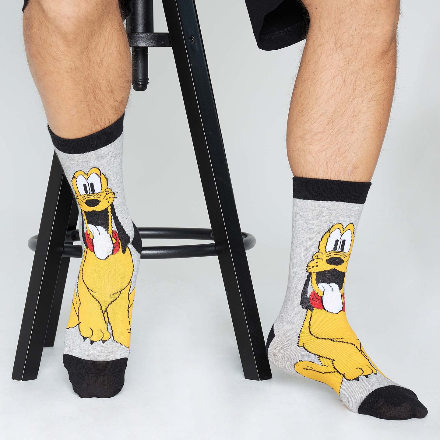 Disney Crew Socks for Men & Teens US Size 7–11, Pack of 5 Casual Socks, Star Wars Baby Yoda Monsters Inc, Cozy Gifts for Men