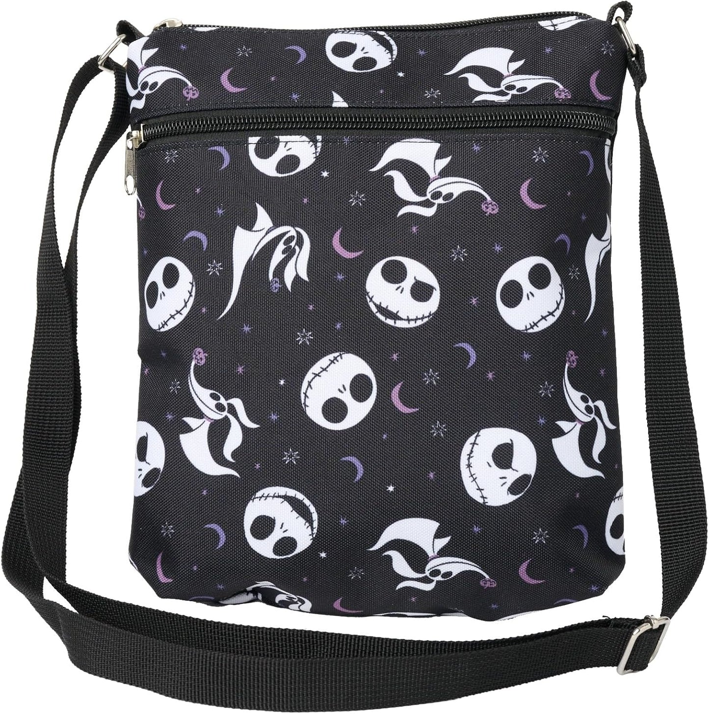Disney Women Crossbody Bag Nightmare Before Christmas Jack Skellington AOP Sling