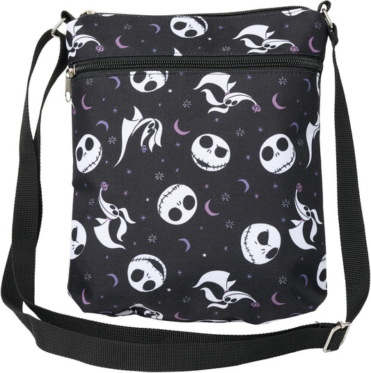 Disney Women Crossbody Bag Nightmare Before Christmas Jack Skellington AOP Sling