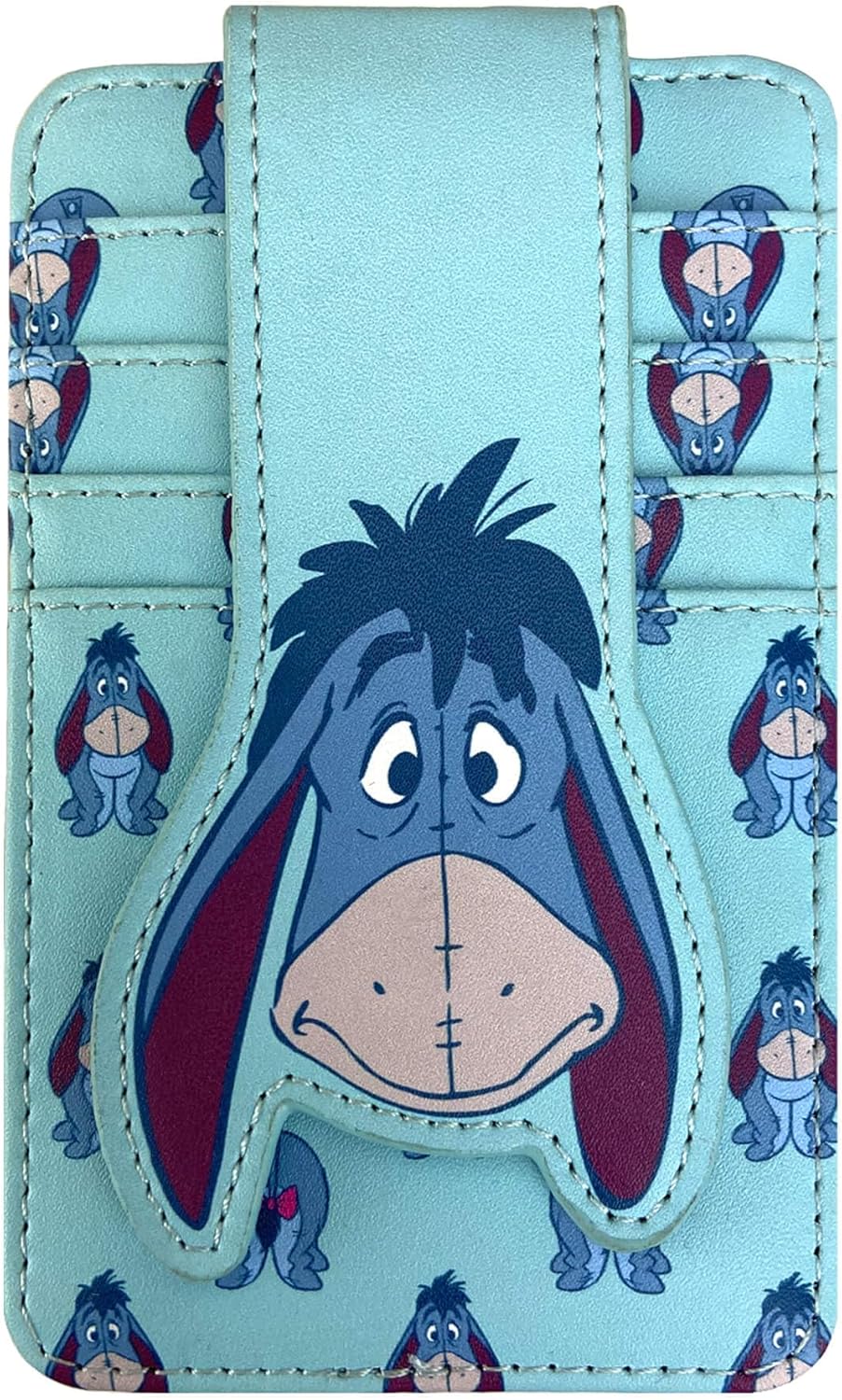 Disney Card Holder Wallet Slim Compact (Winnie the Pooh Yellow)