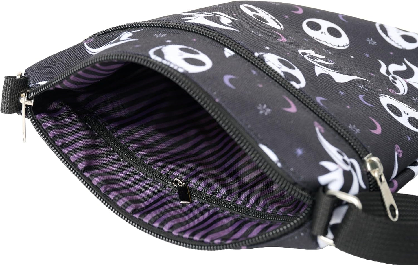 Disney Women Crossbody Bag Nightmare Before Christmas Jack Skellington AOP Sling