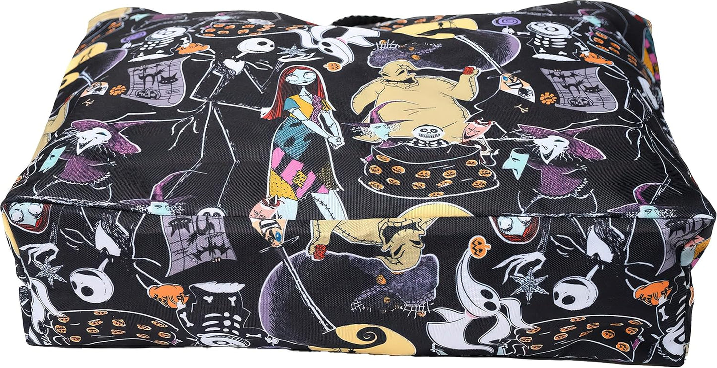 Disney Nightmare Before Christmas Tote Jack Skellington Sally Zero Print Bag