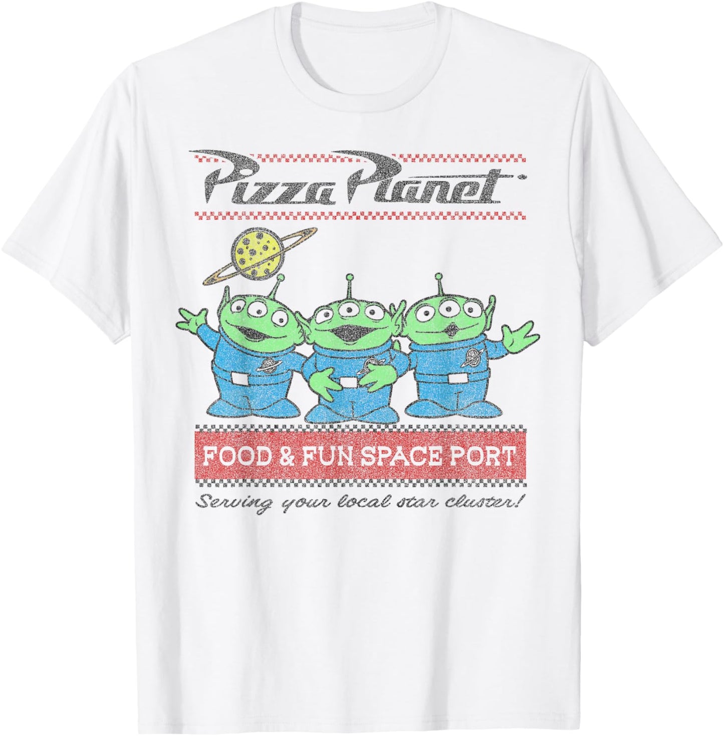 Disney Pixar Toy Story Pizza Planet Aliens T-Shirt