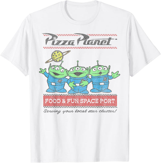 Disney Pixar Toy Story Pizza Planet Aliens T-Shirt
